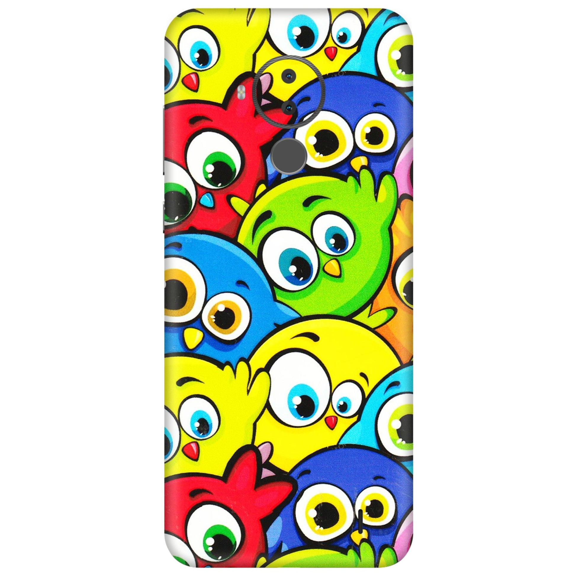 HMD NOKIA Phone Skins (All Models) - Cute Fluffy Birds - 3D Embossed Finish (L-213) HMD Nokia C30