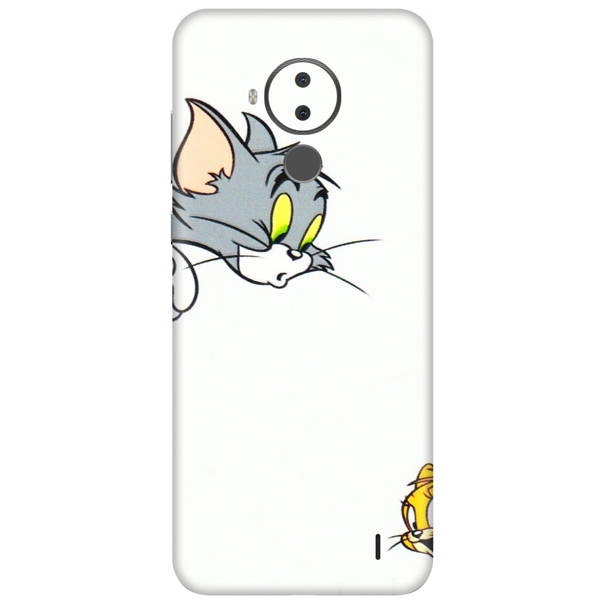 HMD NOKIA Phone Skins (All Models) - Cute Tom And Jerry - 3D Embossed Finish (L-220) HMD Nokia C30