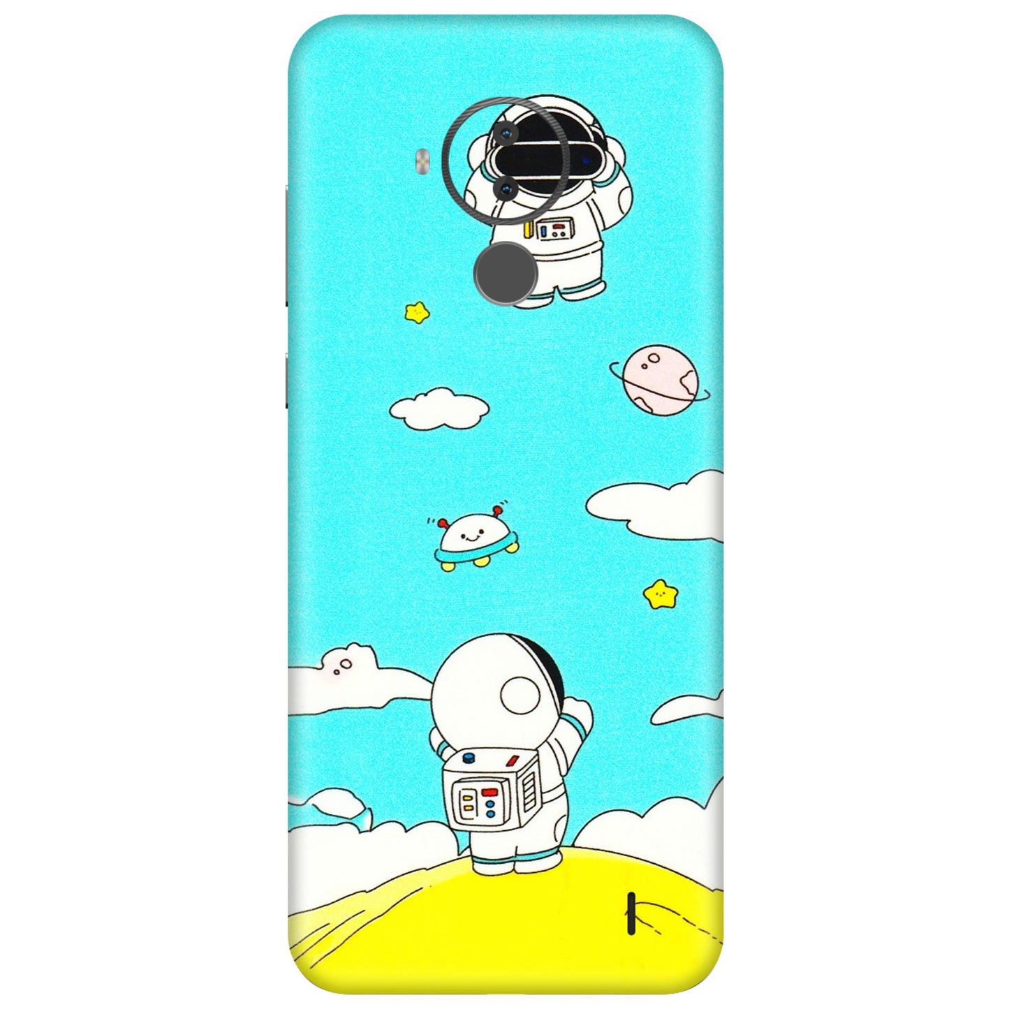 HMD NOKIA Phone Skins (All Models) - Blue Skies Astro Float - 3D Embossed Finish (L-230) HMD Nokia C30