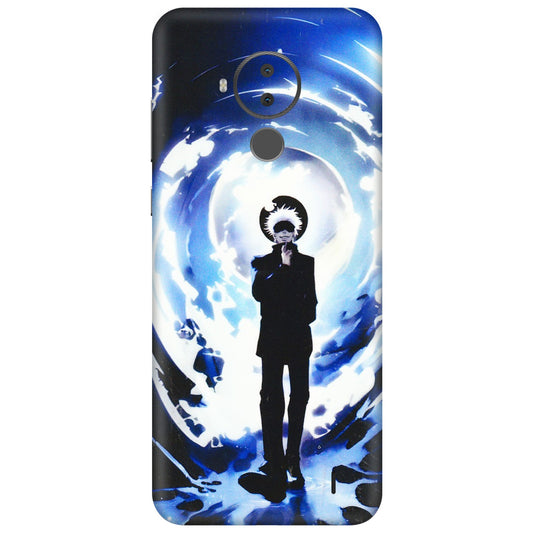 HMD NOKIA Phone Skins (All Models) - Satoru Gojo Dark Blue - 3D Embossed Finish (L-235) HMD Nokia C30