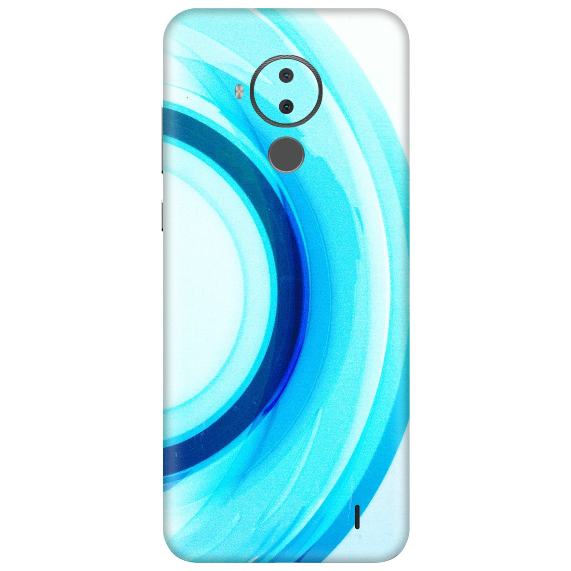 HMD NOKIA Phone Skins (All Models) - The Blue Curve - 3D Embossed Finish (L-244) HMD Nokia C30