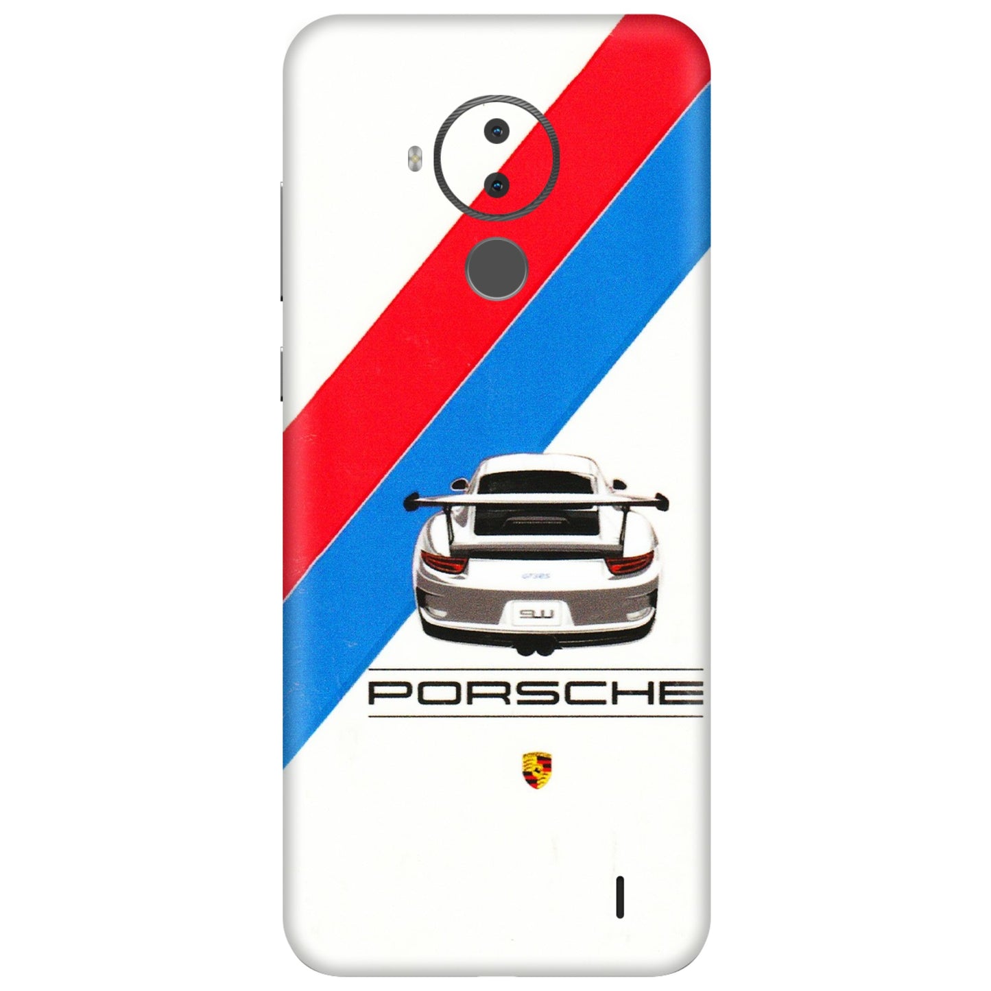 HMD NOKIA Phone Skins (All Models) - Porche Car Sober Logo - 3D Embossed Finish (L-248) HMD Nokia C30
