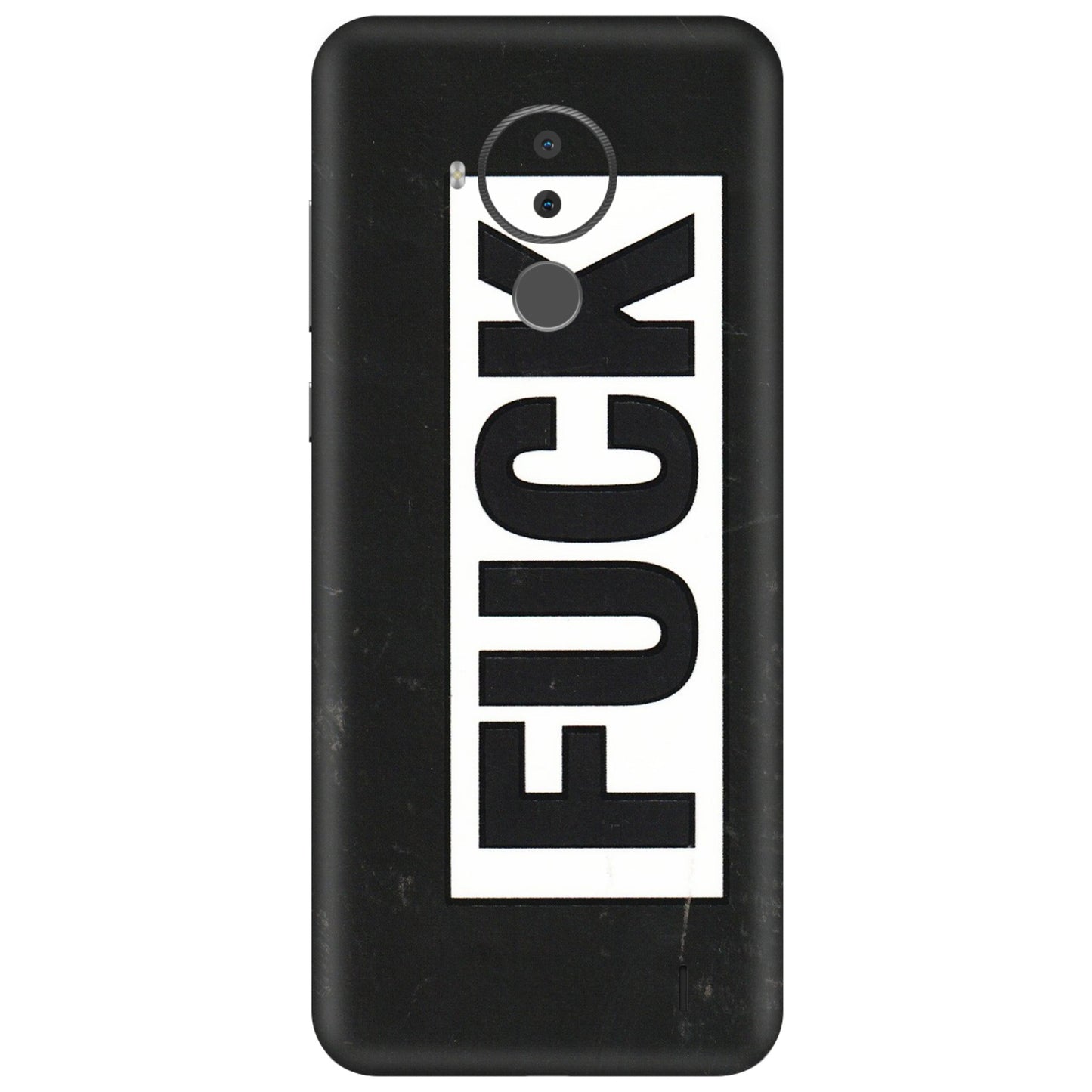 HMD NOKIA Phone Skins (All Models) - The F Word - 3D Embossed Finish (L-255) HMD Nokia C30