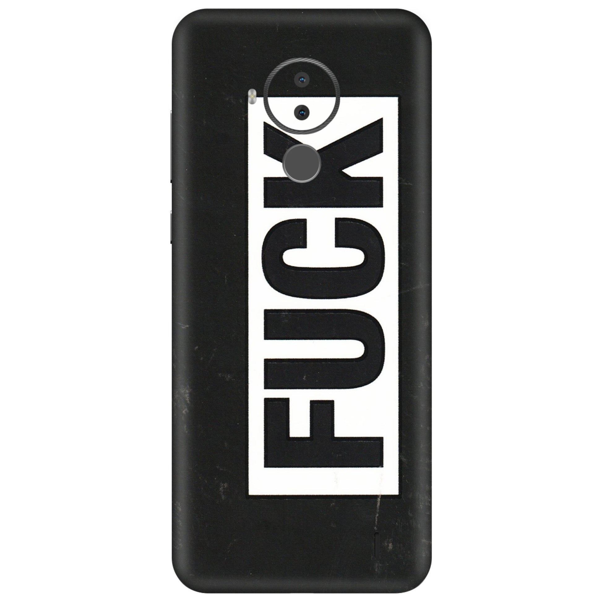 HMD NOKIA Phone Skins (All Models) - The F Word - 3D Embossed Finish (L-255) HMD Nokia C30