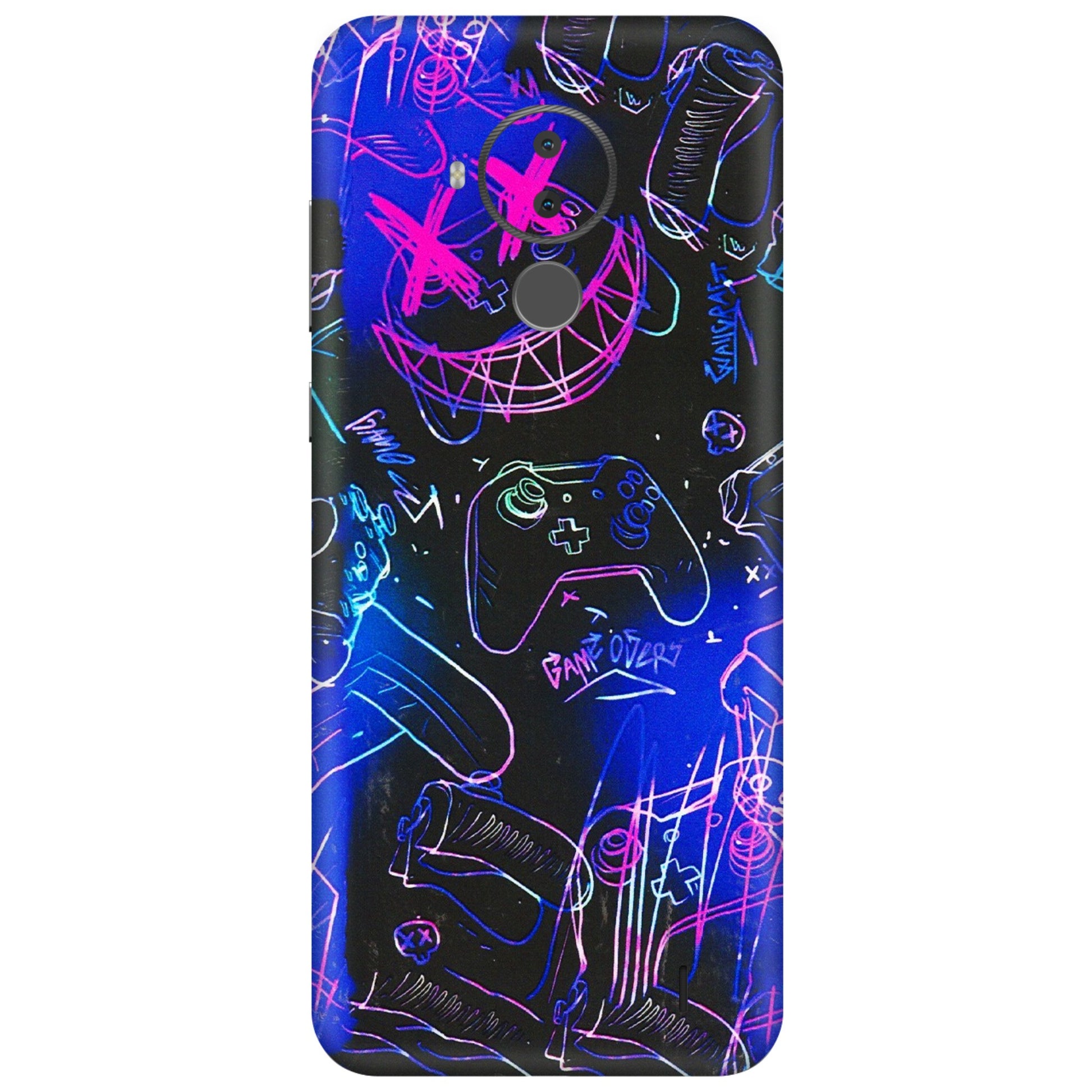 HMD NOKIA Phone Skins (All Models) - Gamers Paradise - 3D Embossed Finish (L-258) HMD Nokia C30