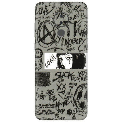 HMD NOKIA Phone Skins (All Models) - Never Have Love Anime - 3D Embossed Finish (L-260) HMD Nokia C30