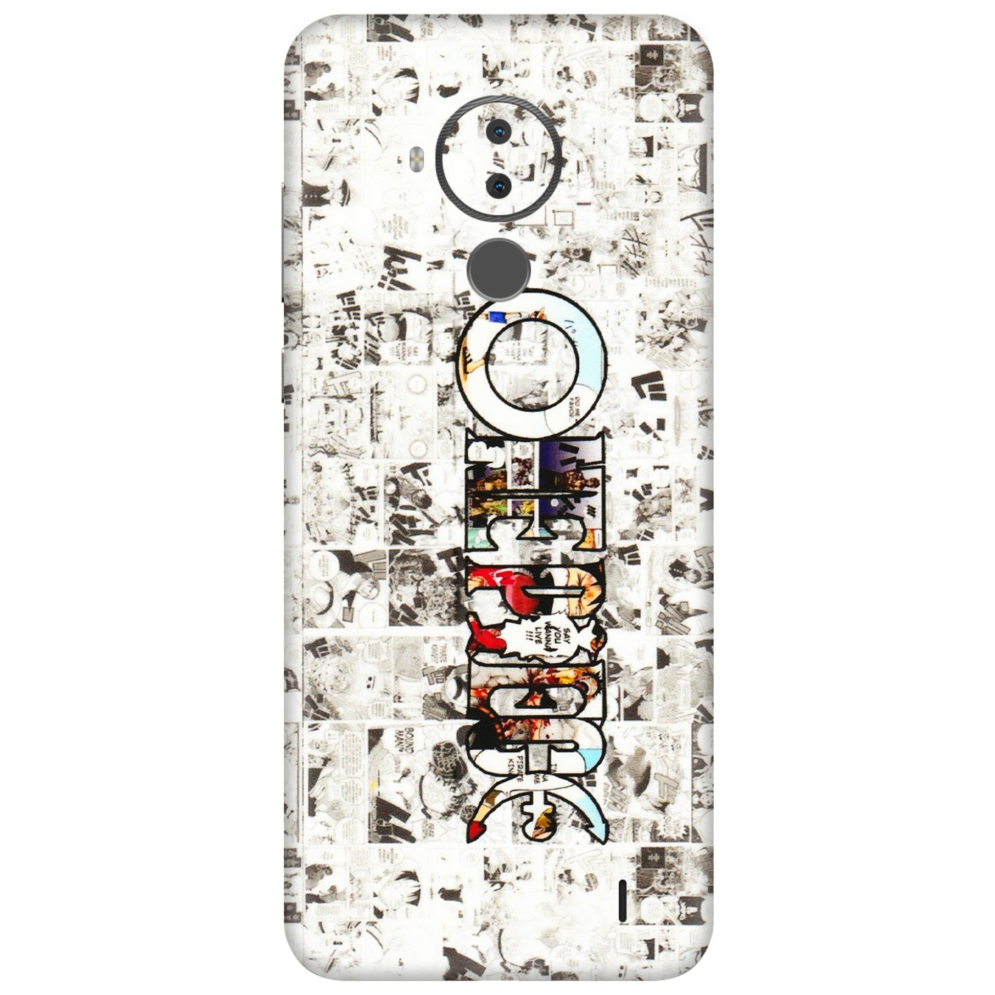 HMD NOKIA Phone Skins (All Models) - One Piece Manga - 3D Embossed Finish (L-26) HMD Nokia C30