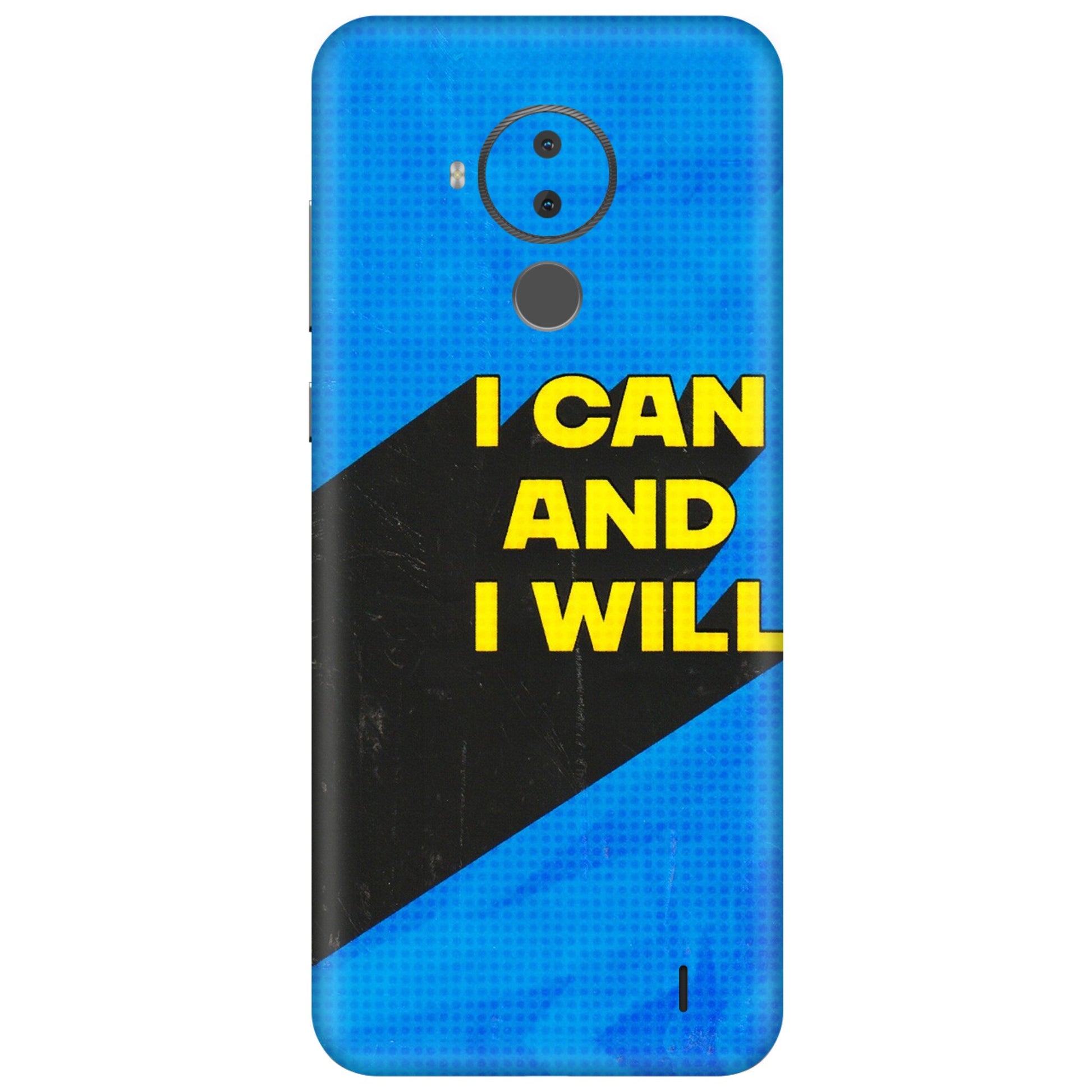 HMD NOKIA Phone Skins (All Models) - I Can And I Will - 3D Embossed Finish (L-281) HMD Nokia C30