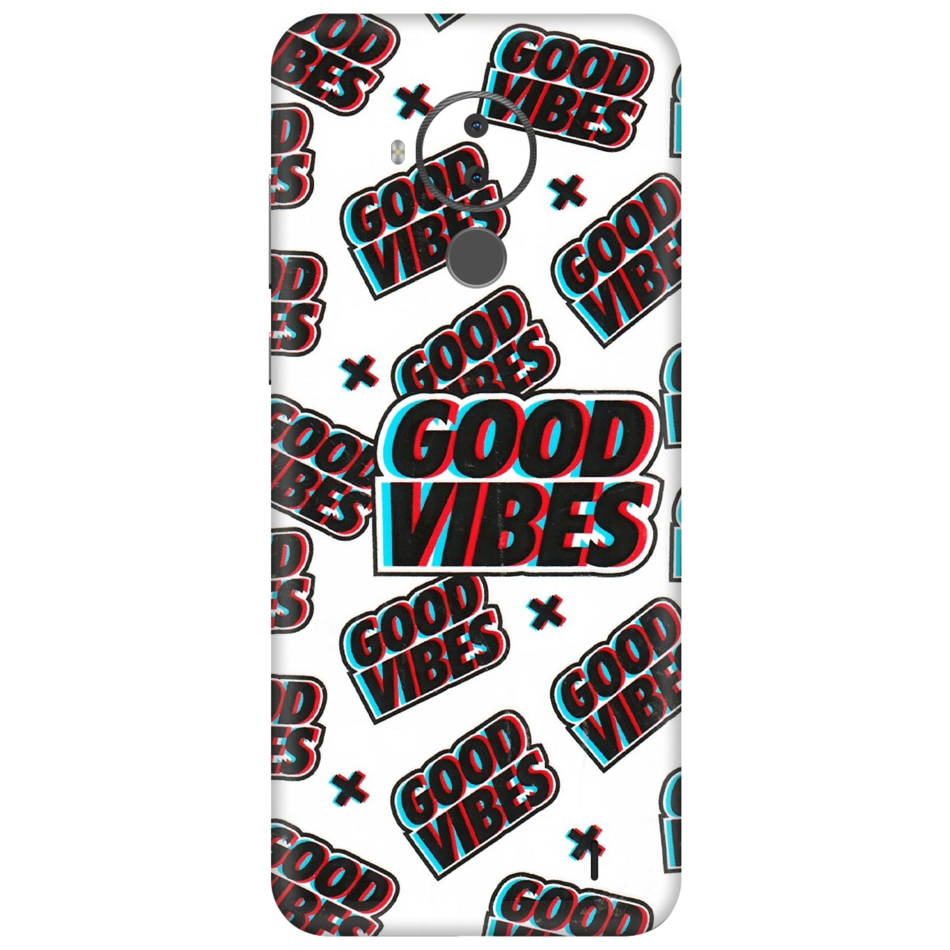 HMD NOKIA Phone Skins (All Models) - Good Vibes - 3D Embossed Finish (L-282) HMD Nokia C30