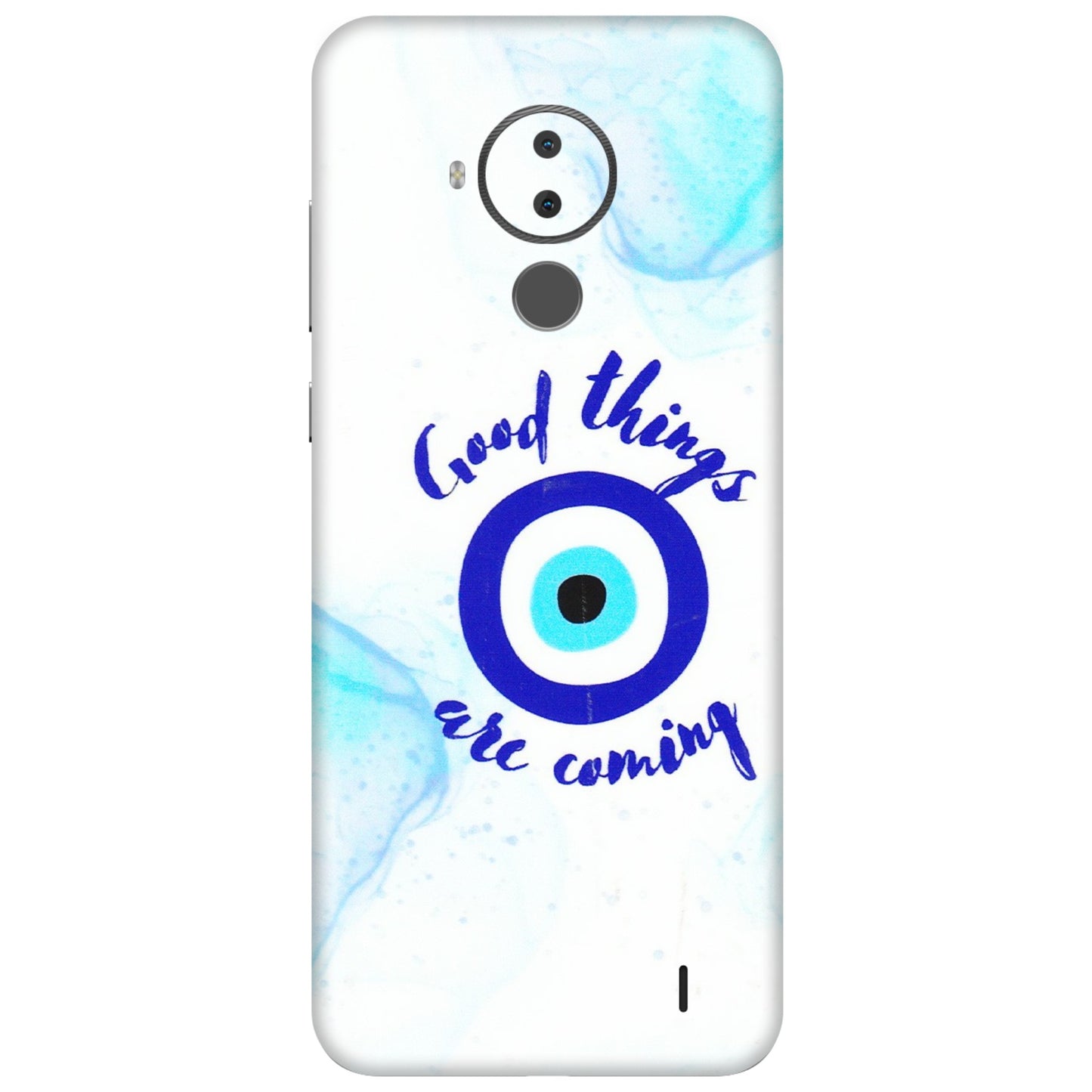HMD NOKIA Phone Skins (All Models) - Evil Eye Good Things Are Coming - 3D Embossed Finish (L-322) HMD Nokia C30