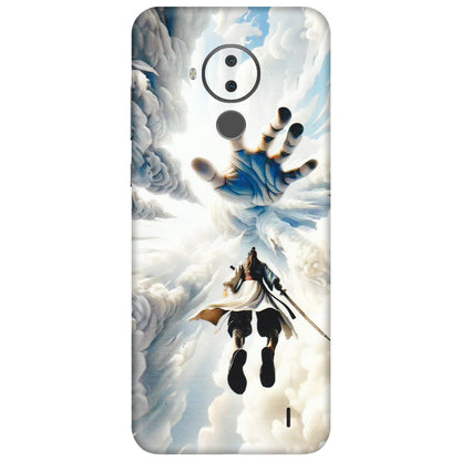 HMD NOKIA Phone Skins (All Models) - Big Hand With Monkey King - 3D Embossed Finish (L-323) HMD Nokia C30