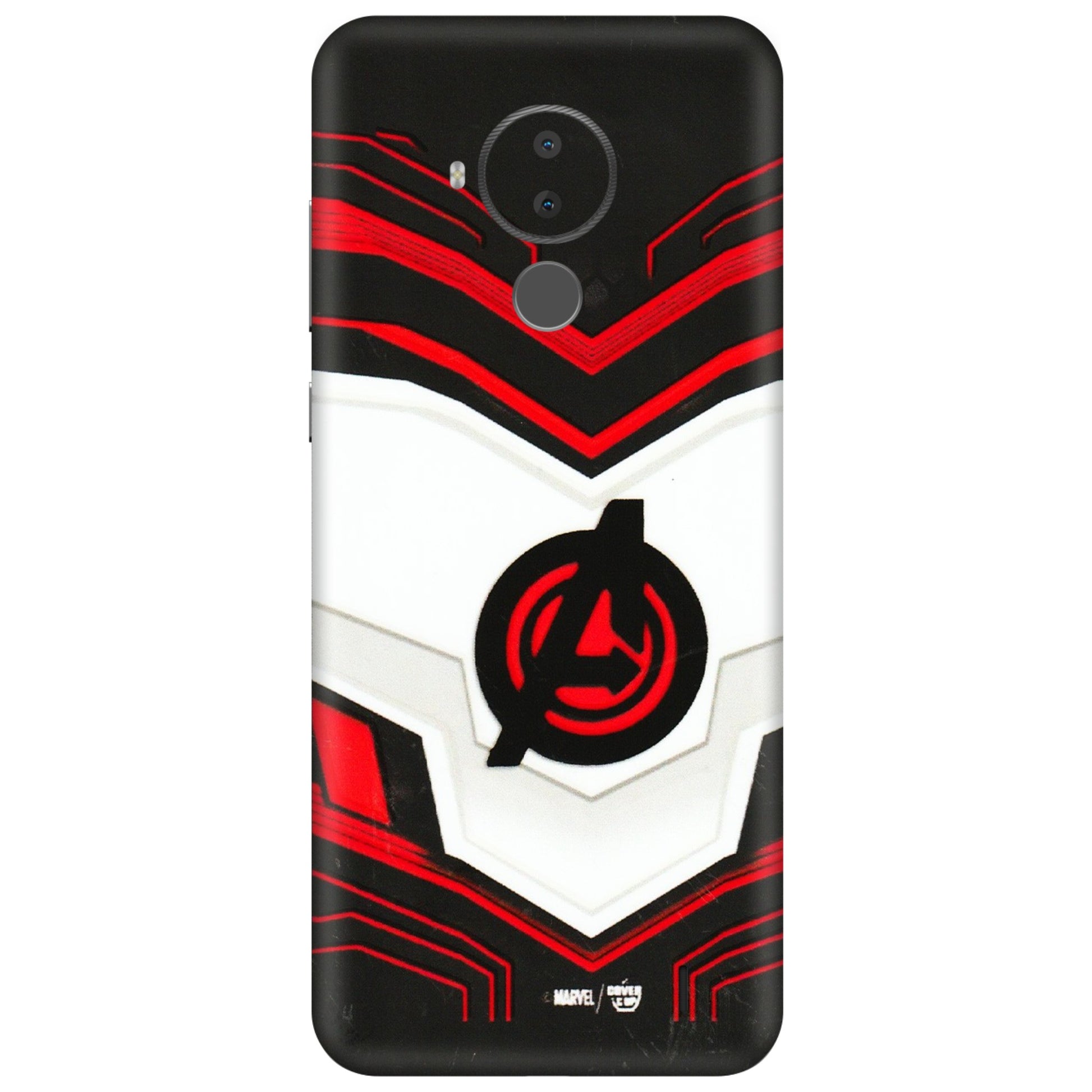 HMD NOKIA Phone Skins (All Models) - Avengers Logo - 3D Embossed Finish (L-55) HMD Nokia C30