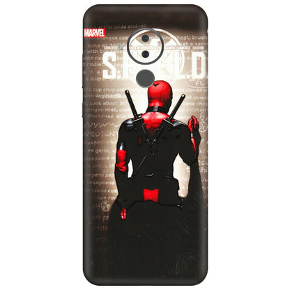 HMD NOKIA Phone Skins (All Models) - Deadpool - 3D Embossed Finish (L-56) HMD Nokia C30