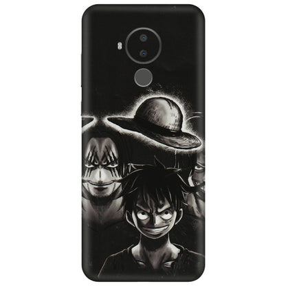 HMD NOKIA Phone Skins (All Models) - Black Luffy Hat - 3D Embossed Finish (L-57) HMD Nokia C30