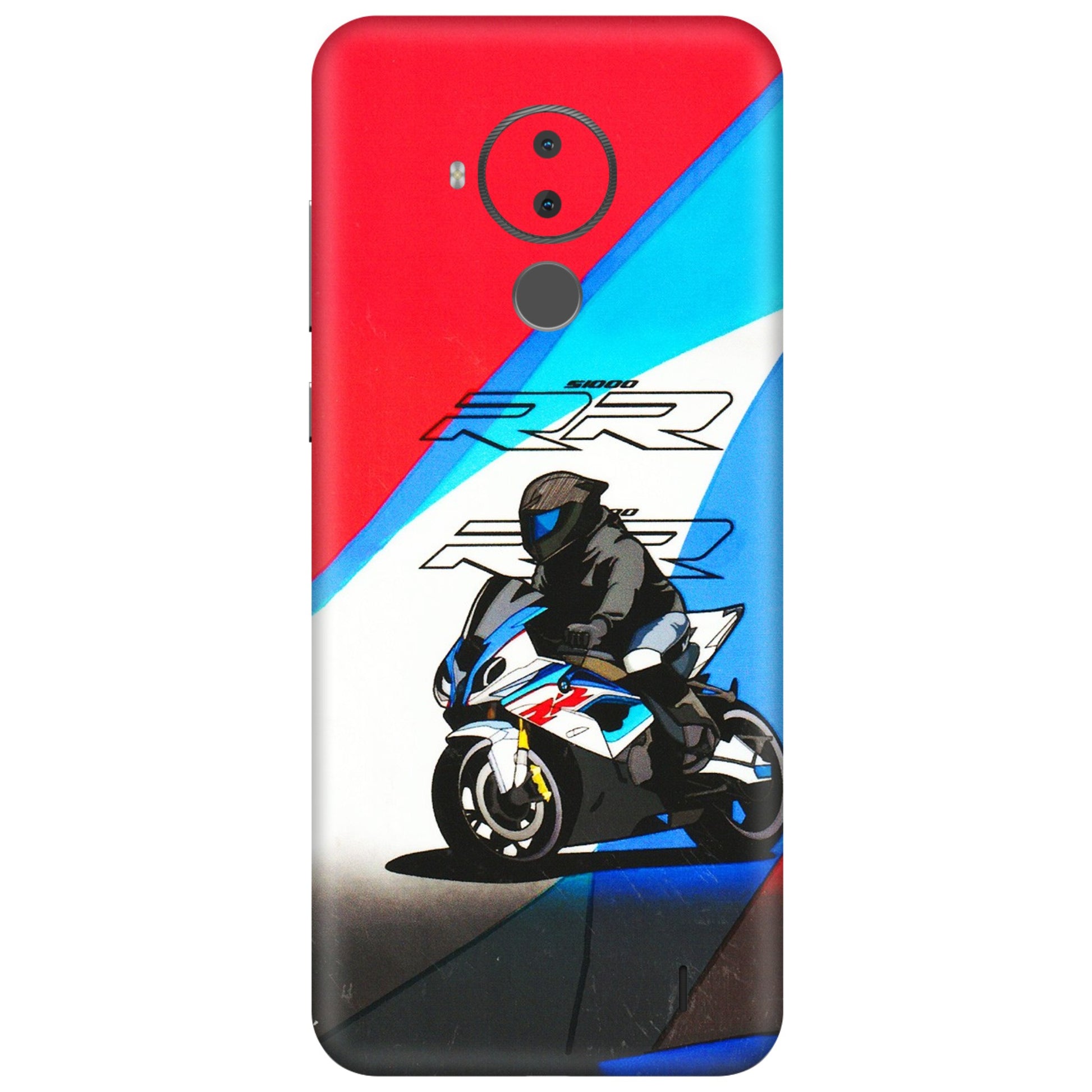 HMD NOKIA Phone Skins (All Models) - Bikers Love - 3D Embossed Finish (L-58) HMD Nokia C30