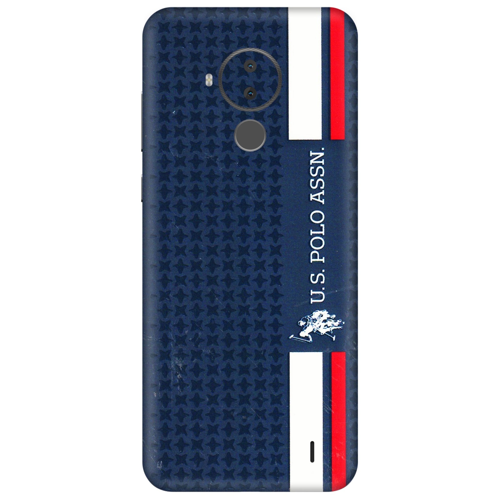 HMD NOKIA Phone Skins (All Models) - US POLO Designer Brand - 3D Embossed Finish (L-65) HMD Nokia C30