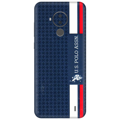HMD NOKIA Phone Skins (All Models) - US POLO Designer Brand - 3D Embossed Finish (L-65) HMD Nokia C30