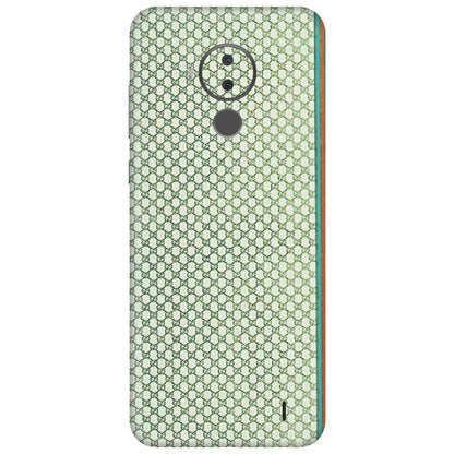 HMD NOKIA Phone Skins (All Models) - Gucci Fabric Pattern - 3D Embossed Finish (L-73) HMD Nokia C30