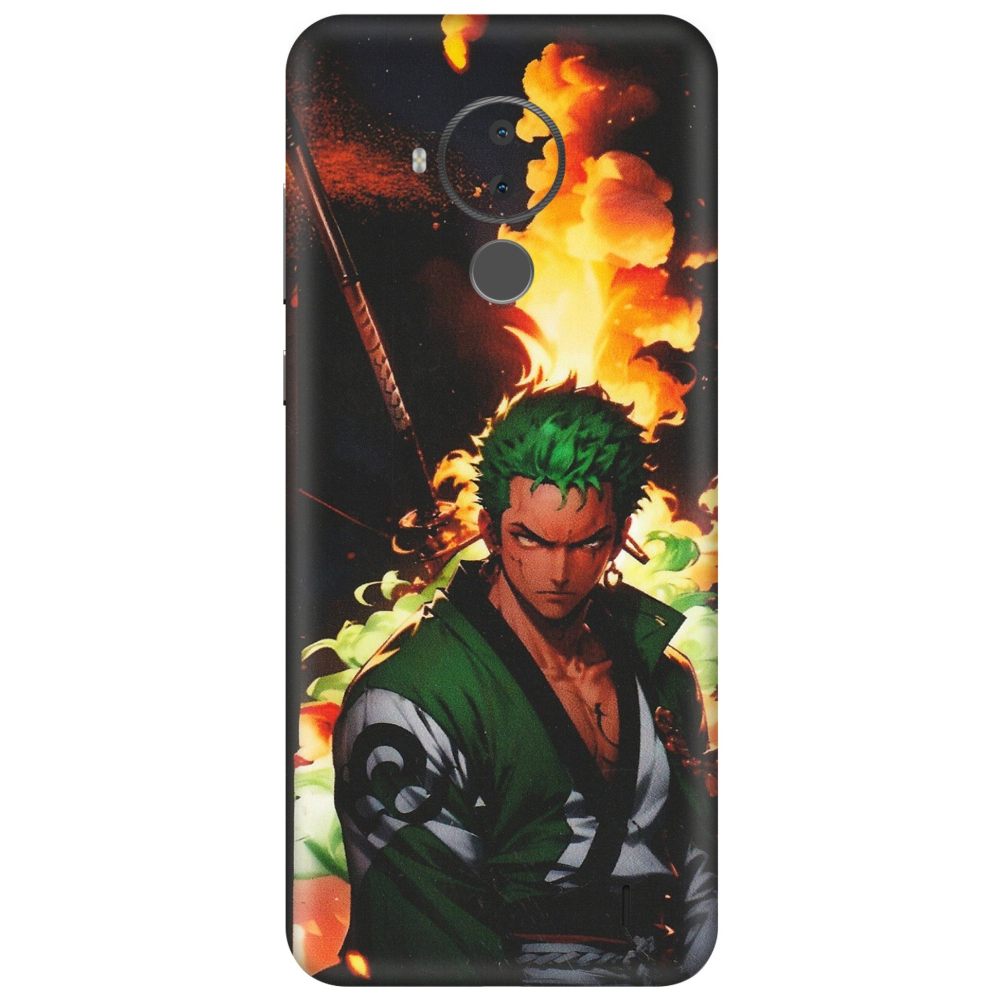 HMD NOKIA Phone Skins (All Models) - Roronoa Zoro - Matte Finish (M-102) HMD Nokia C30