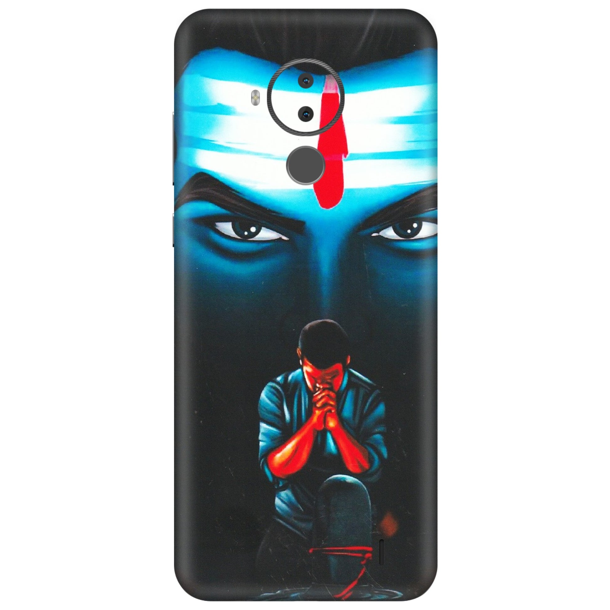 HMD NOKIA Phone Skins (All Models) - Mahakal Bhakt - Matte Finish (M-112) HMD Nokia C30