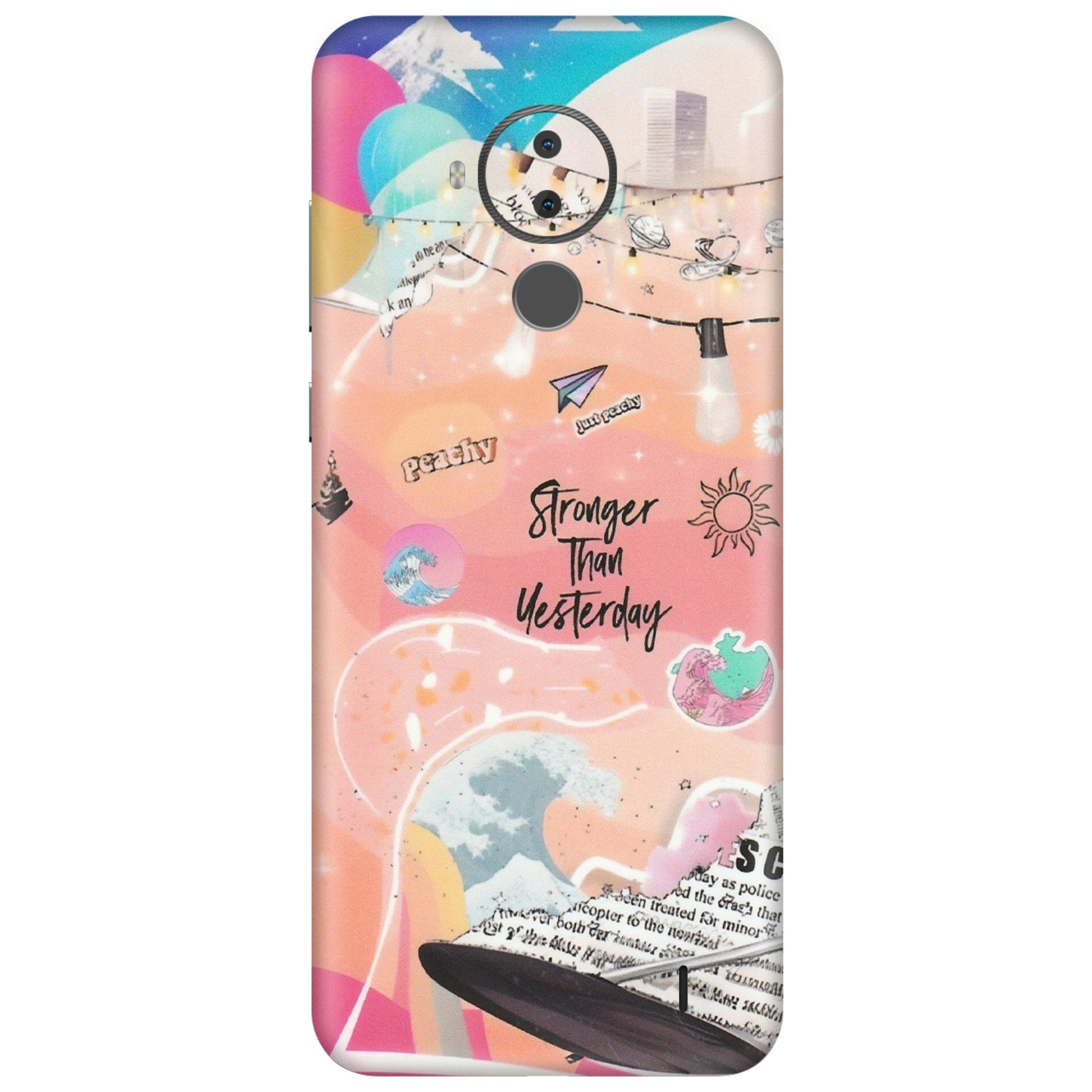 HMD NOKIA Phone Skins (All Models) - Stronger Then Yesterday - Matte Finish (M-128) HMD Nokia C30