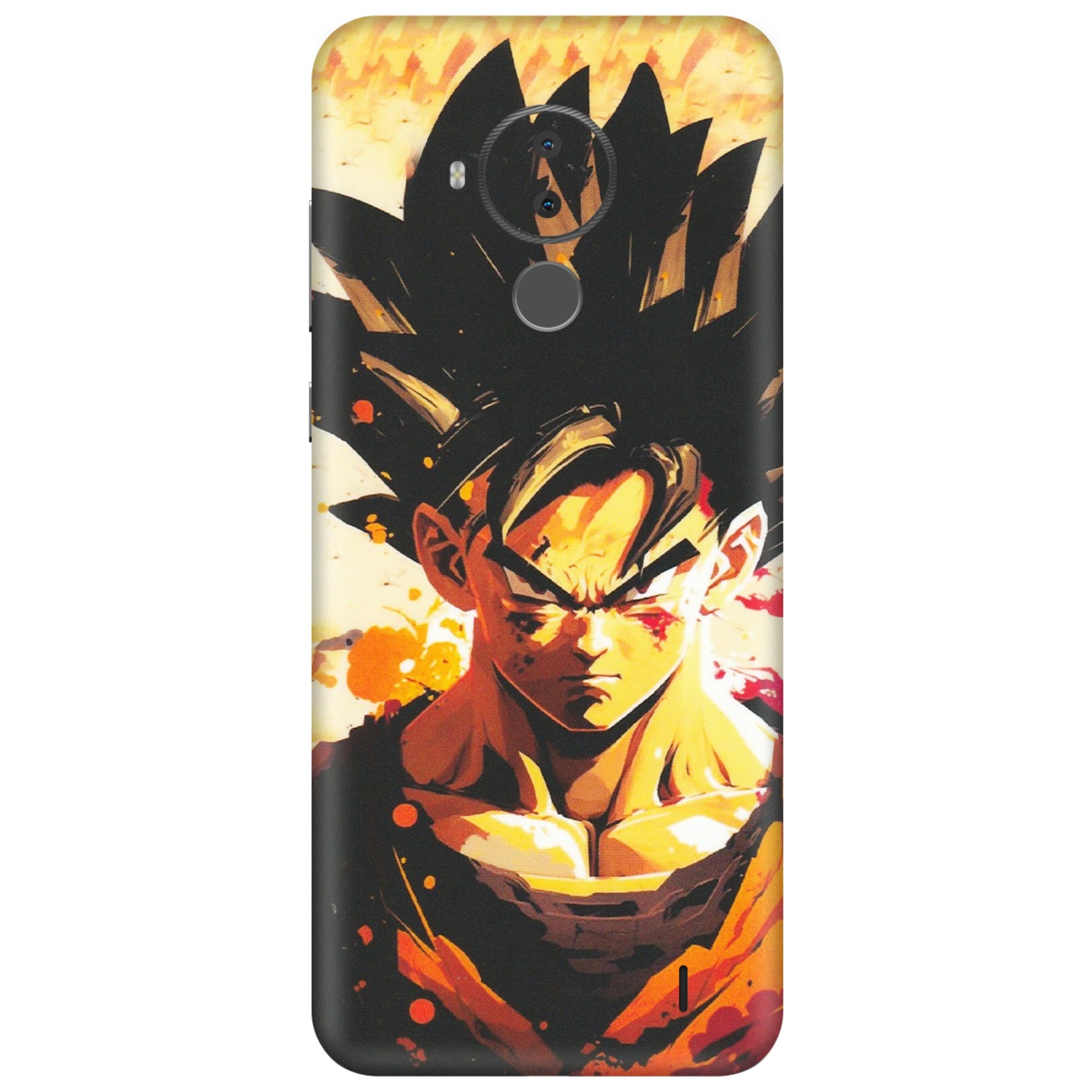 HMD NOKIA Phone Skins (All Models) - Angry Goku - Matte Finish (M-12) HMD Nokia C30