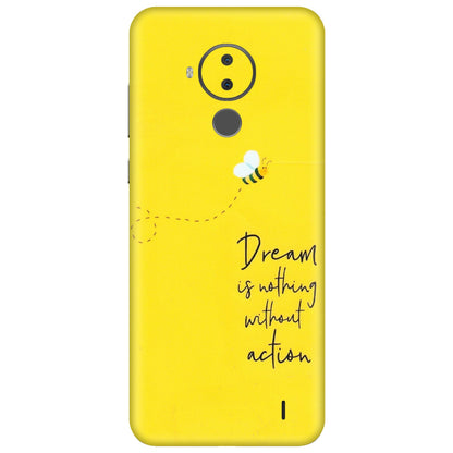 HMD NOKIA Phone Skins (All Models) - Dream Is Nothing Without Action - Matte Finish (M-138) HMD Nokia C30