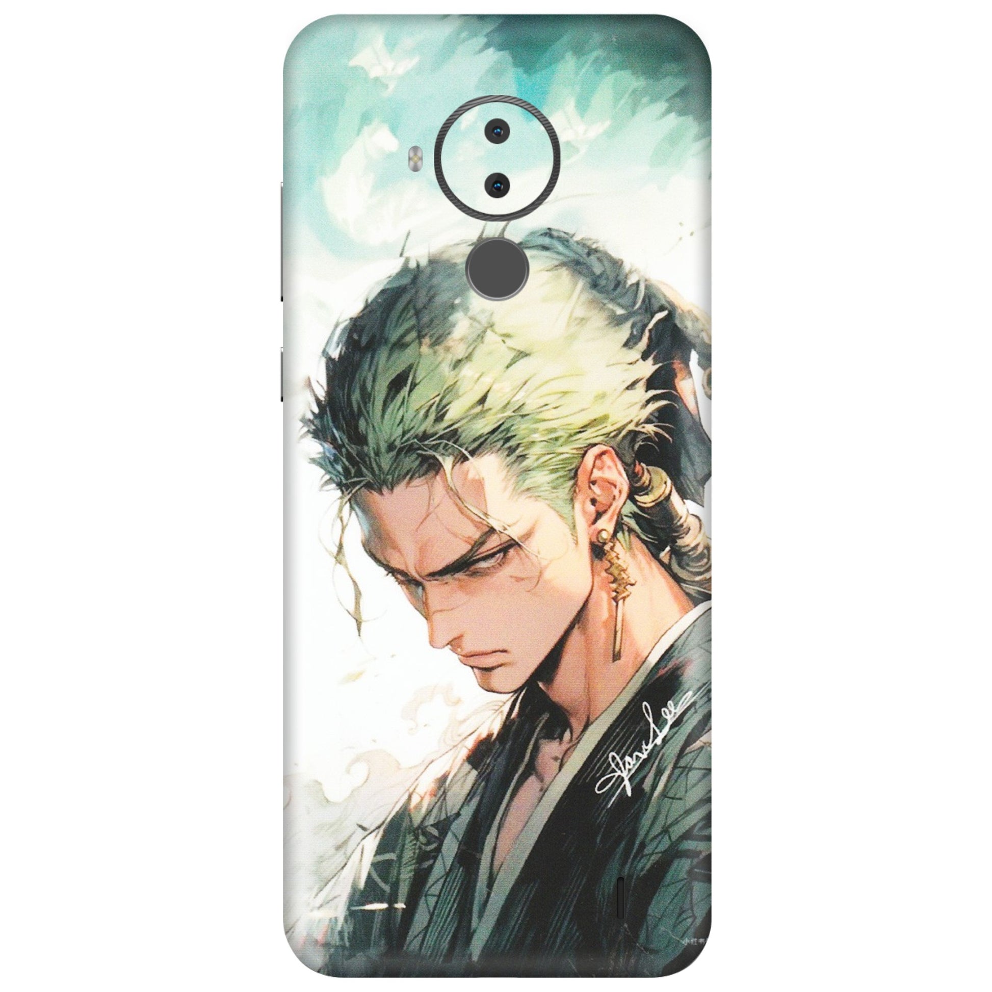 HMD NOKIA Phone Skins (All Models) - Pirate Hunter One Piece Anime - Matte Finish (M-157) HMD Nokia C30