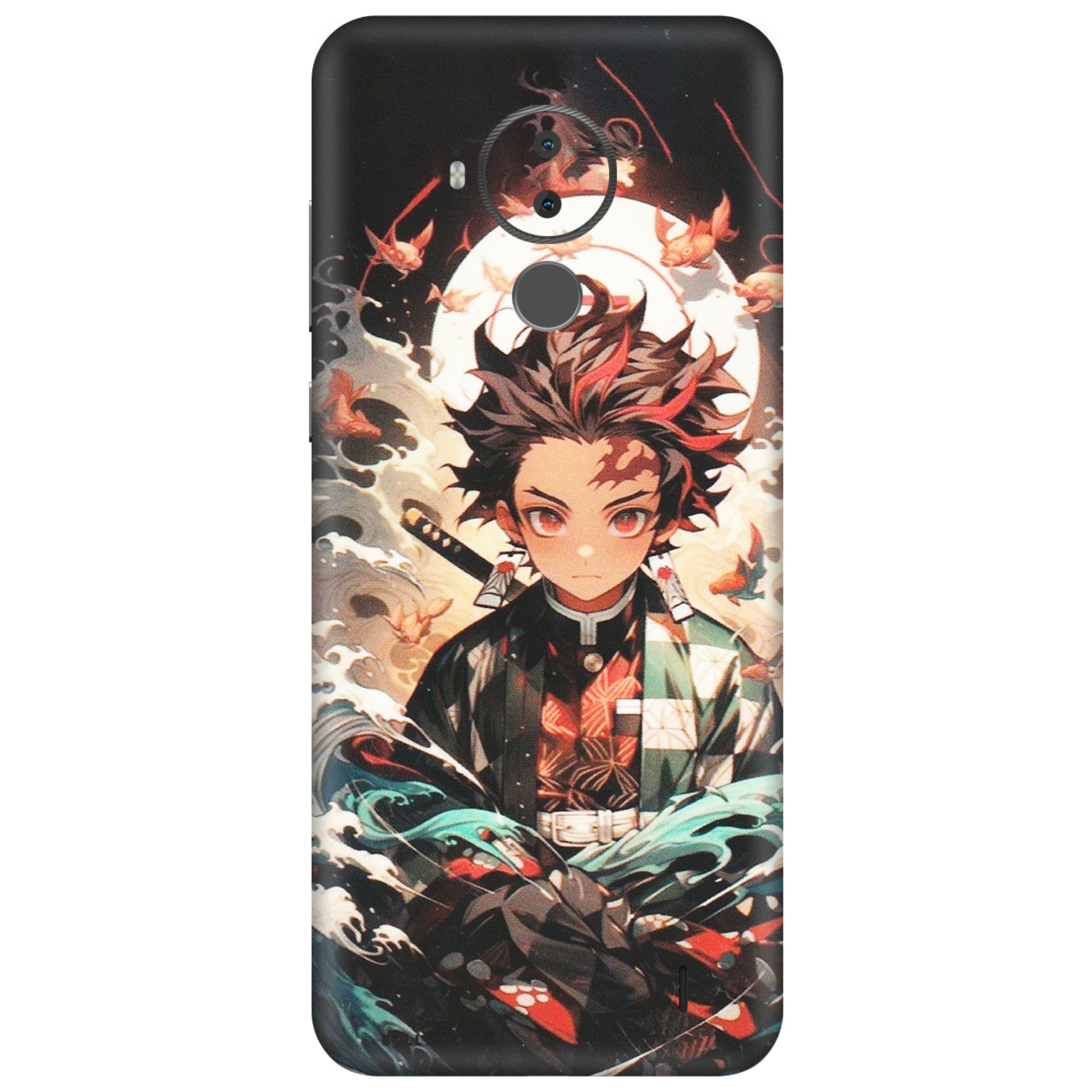HMD NOKIA Phone Skins (All Models) - Tanjiro Demon Slayer Anime - Matte Finish (M-158) HMD Nokia C30