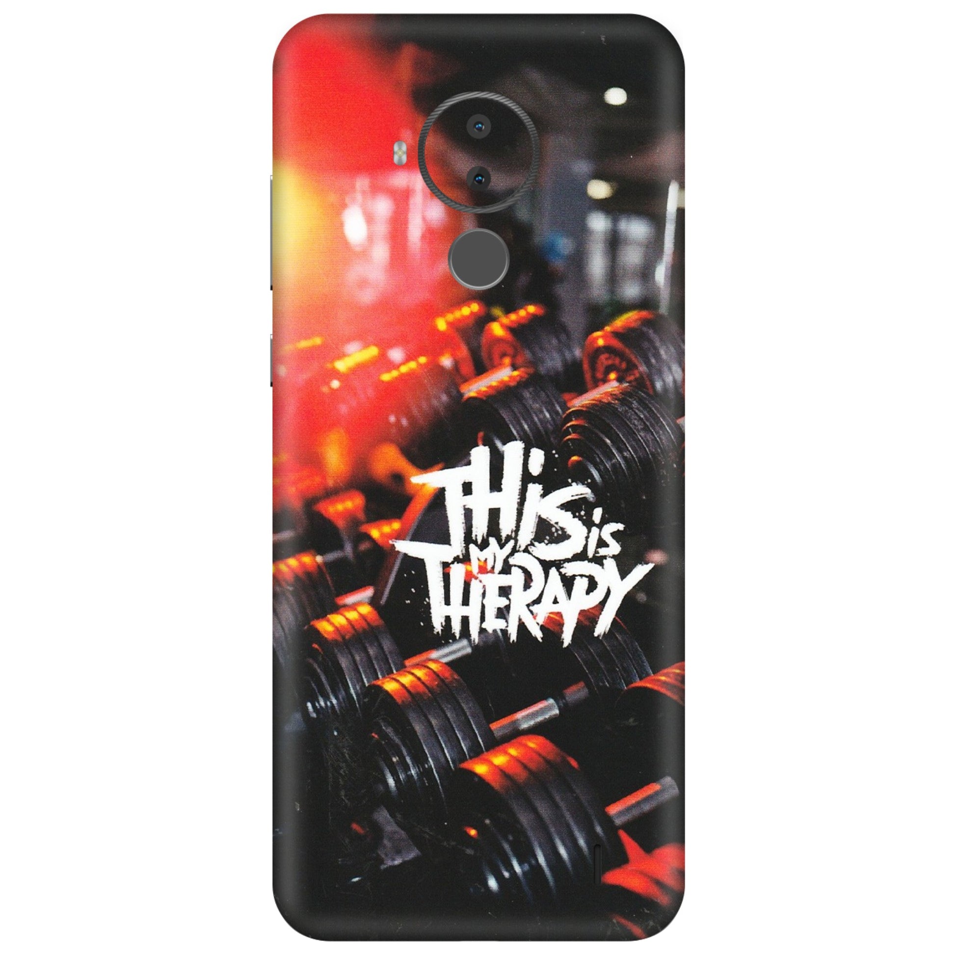 HMD NOKIA Phone Skins (All Models) - GYM Lover Therapy - Matte Finish (M-160) HMD Nokia C30