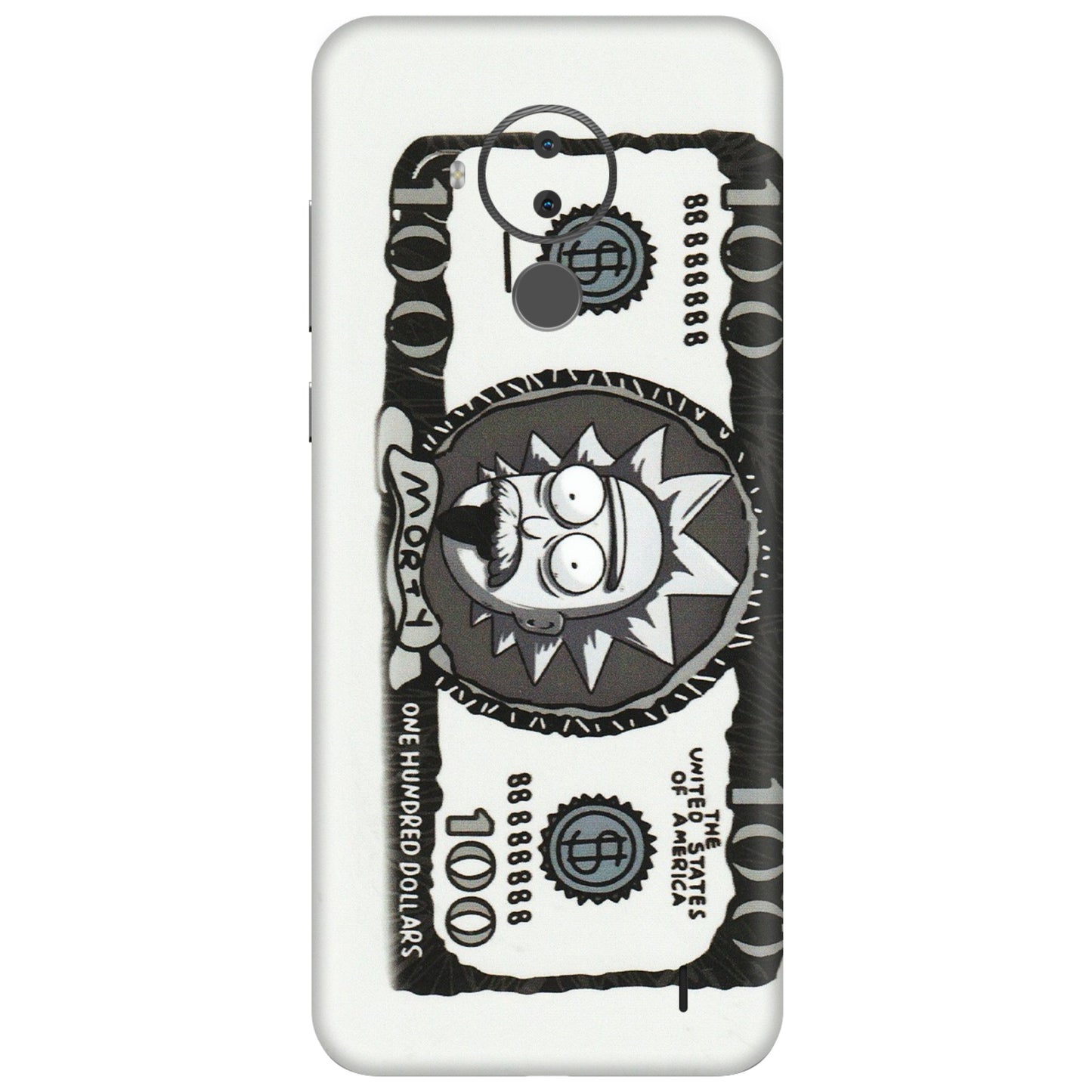 HMD NOKIA Phone Skins (All Models) - Rick And Morty Hundred Dollar Anime - Matte Finish (M-161) HMD Nokia C30