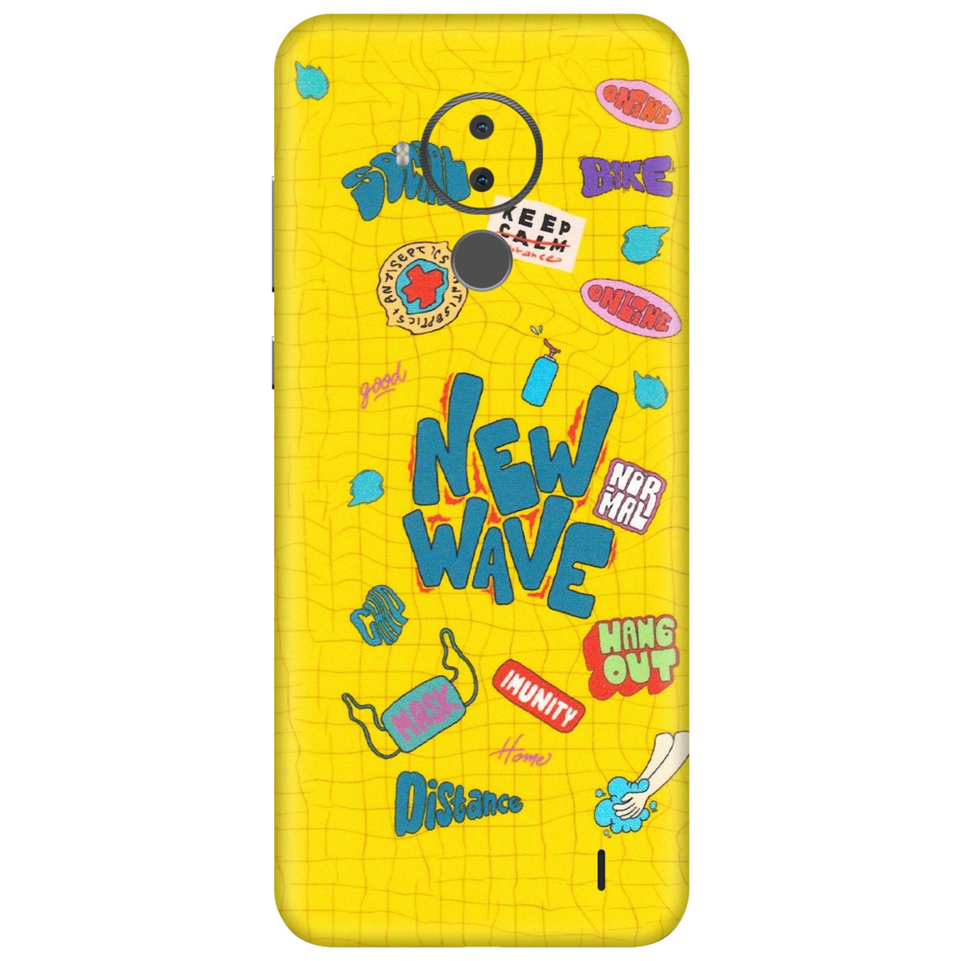 HMD NOKIA Phone Skins (All Models) - New Wave Life - Matte Finish (M-17) HMD Nokia C30