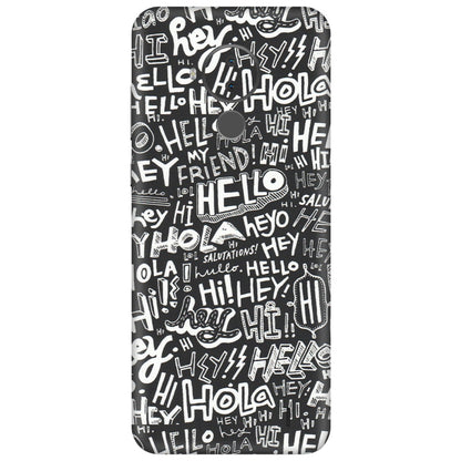 HMD NOKIA Phone Skins (All Models) - Hi Hello Doodles - Matte Finish (M-25) HMD Nokia C30
