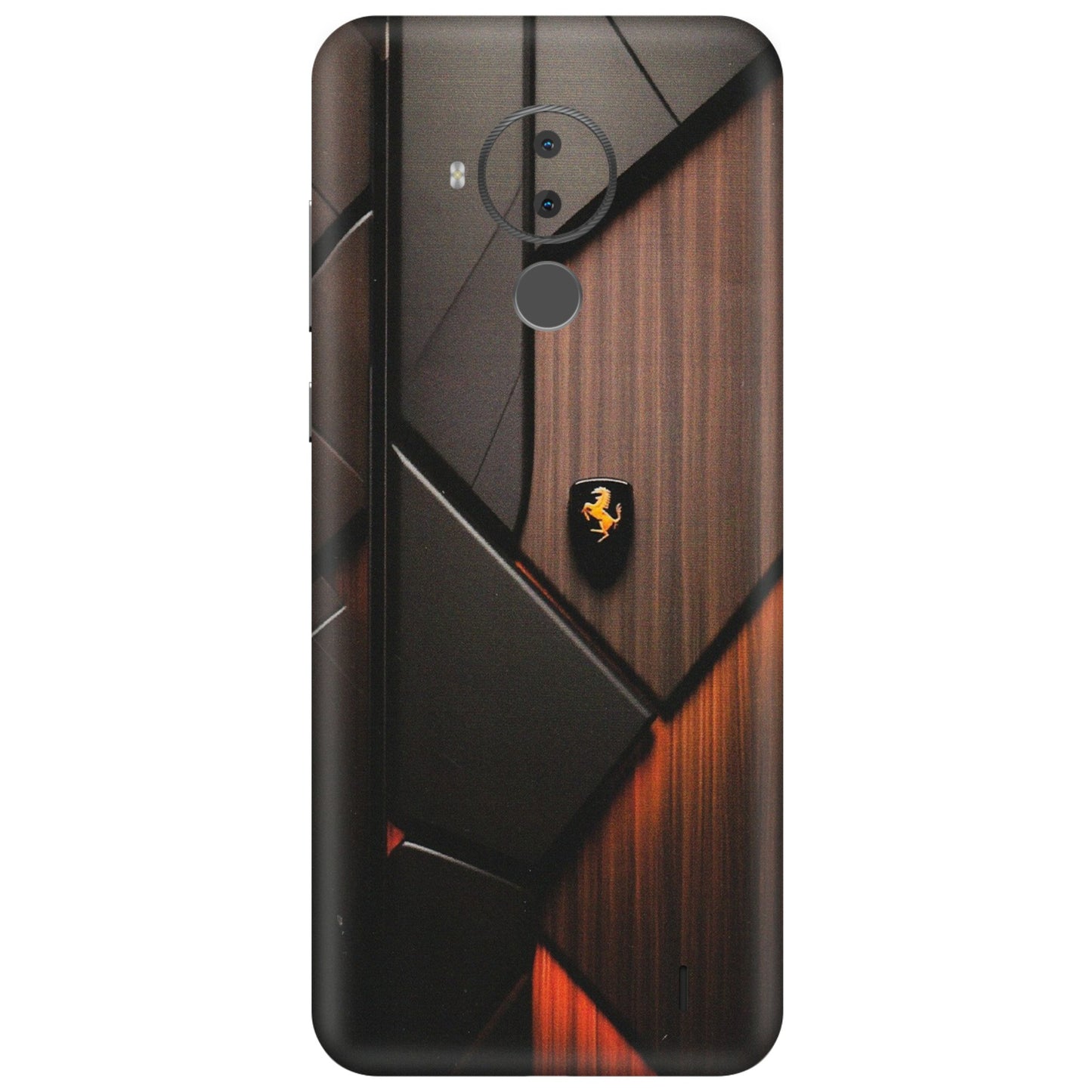 HMD NOKIA Phone Skins (All Models) - Lambo Beauty Wood Pattern Sober - Matte Finish (M-51) HMD Nokia C30