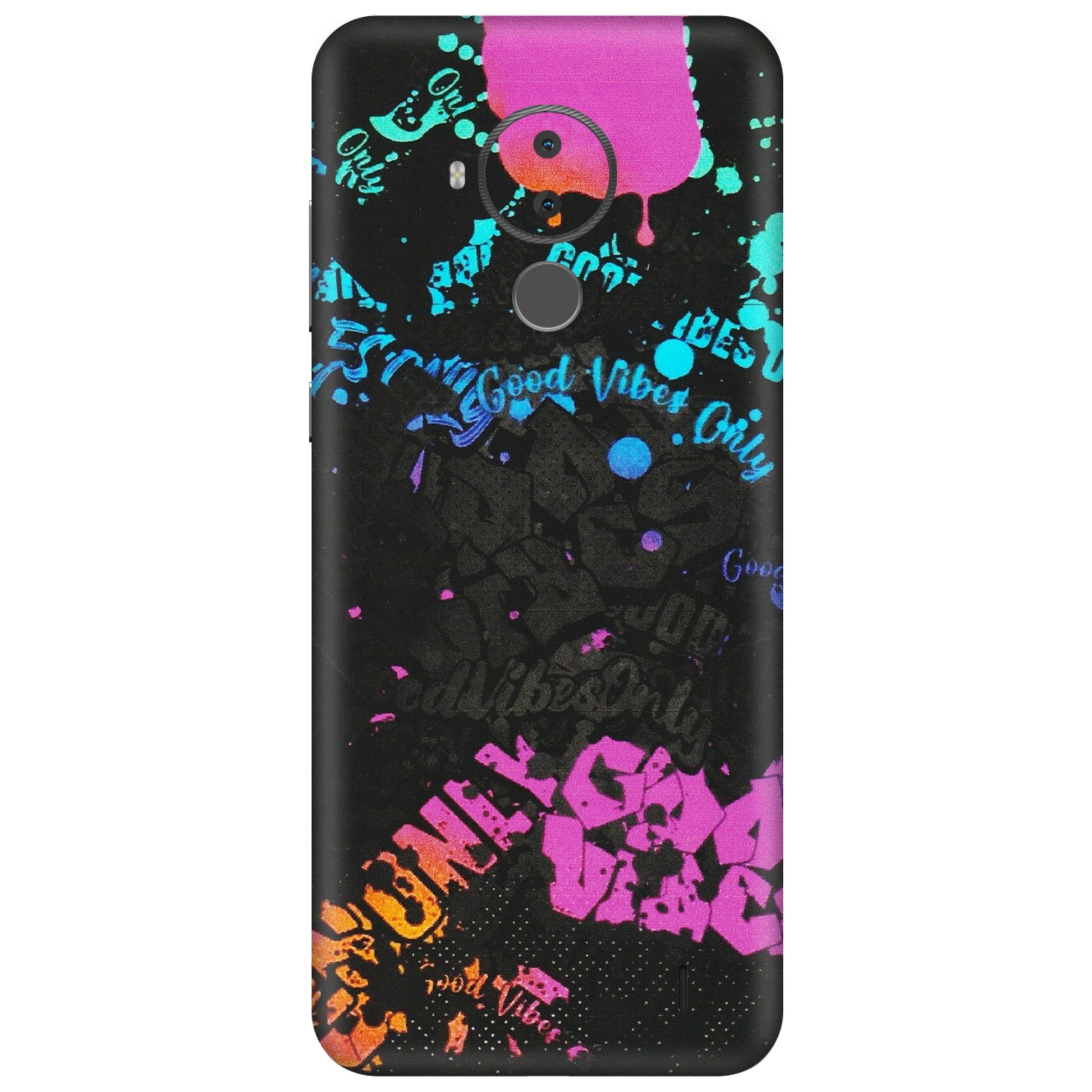 HMD NOKIA Phone Skins (All Models) - Majestic Black Vibes - Matte Finish (M-62) HMD Nokia C30
