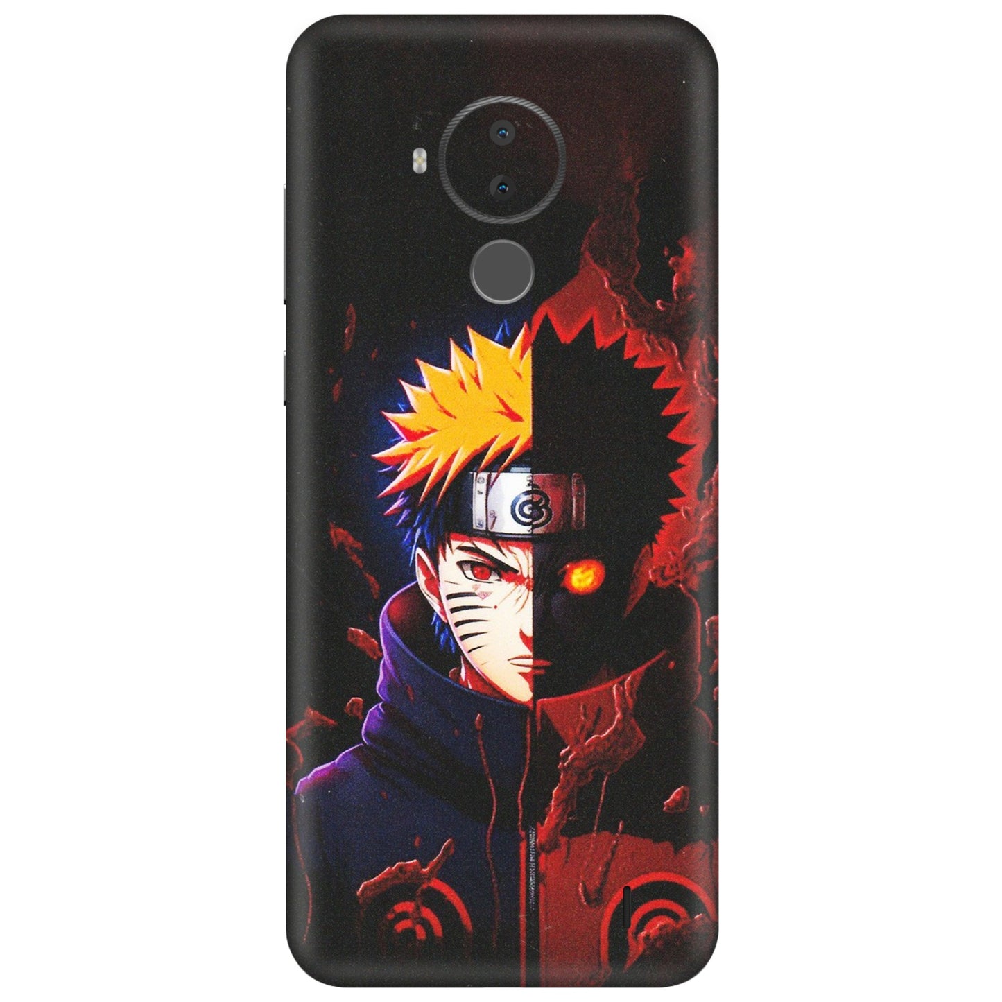 HMD NOKIA Phone Skins (All Models) - Naruto X Evil - Matte Finish (M-70) HMD Nokia C30