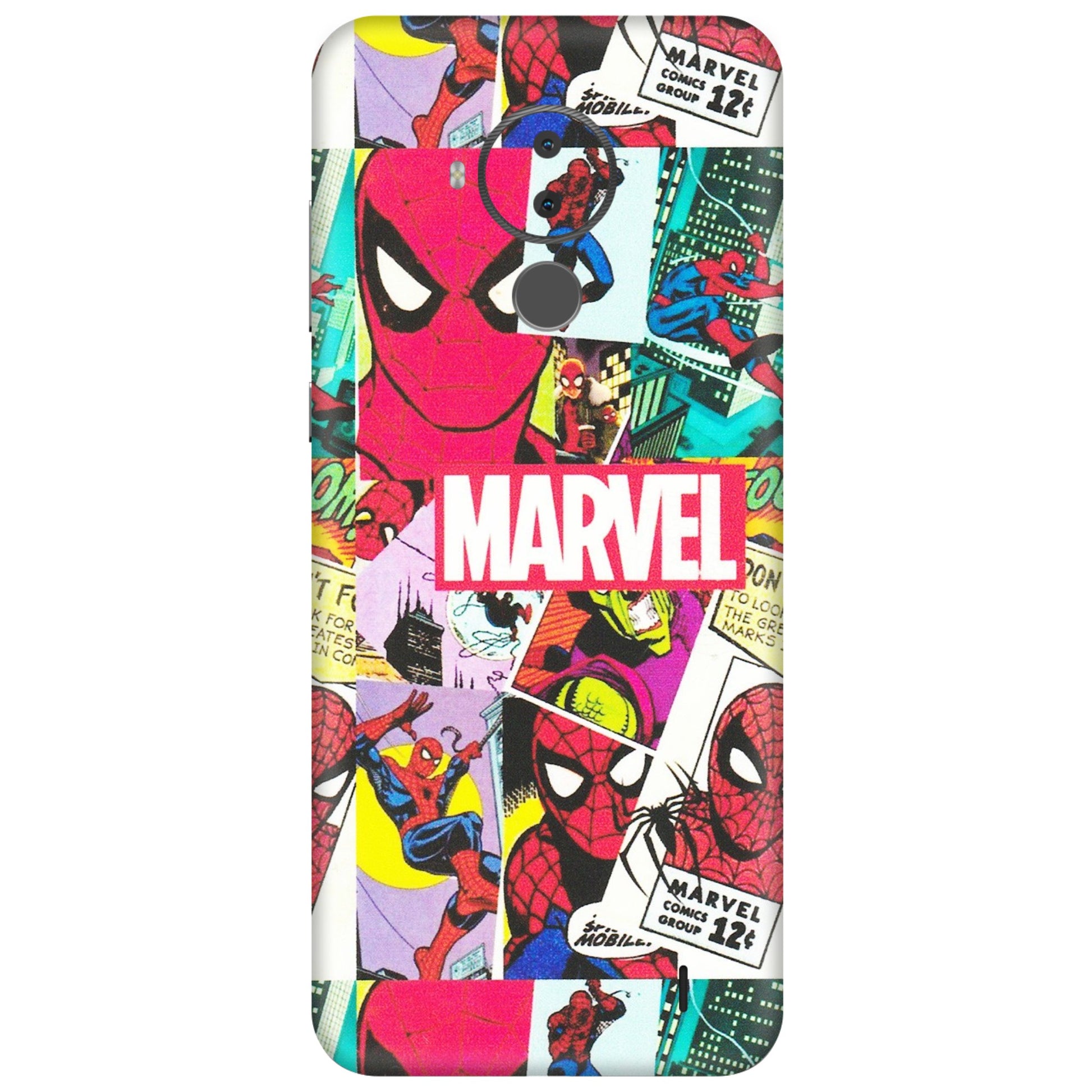 HMD NOKIA Phone Skins (All Models) - Marvel Comic Spiderman Grafitti - Matte Finish (M-72) HMD Nokia C30
