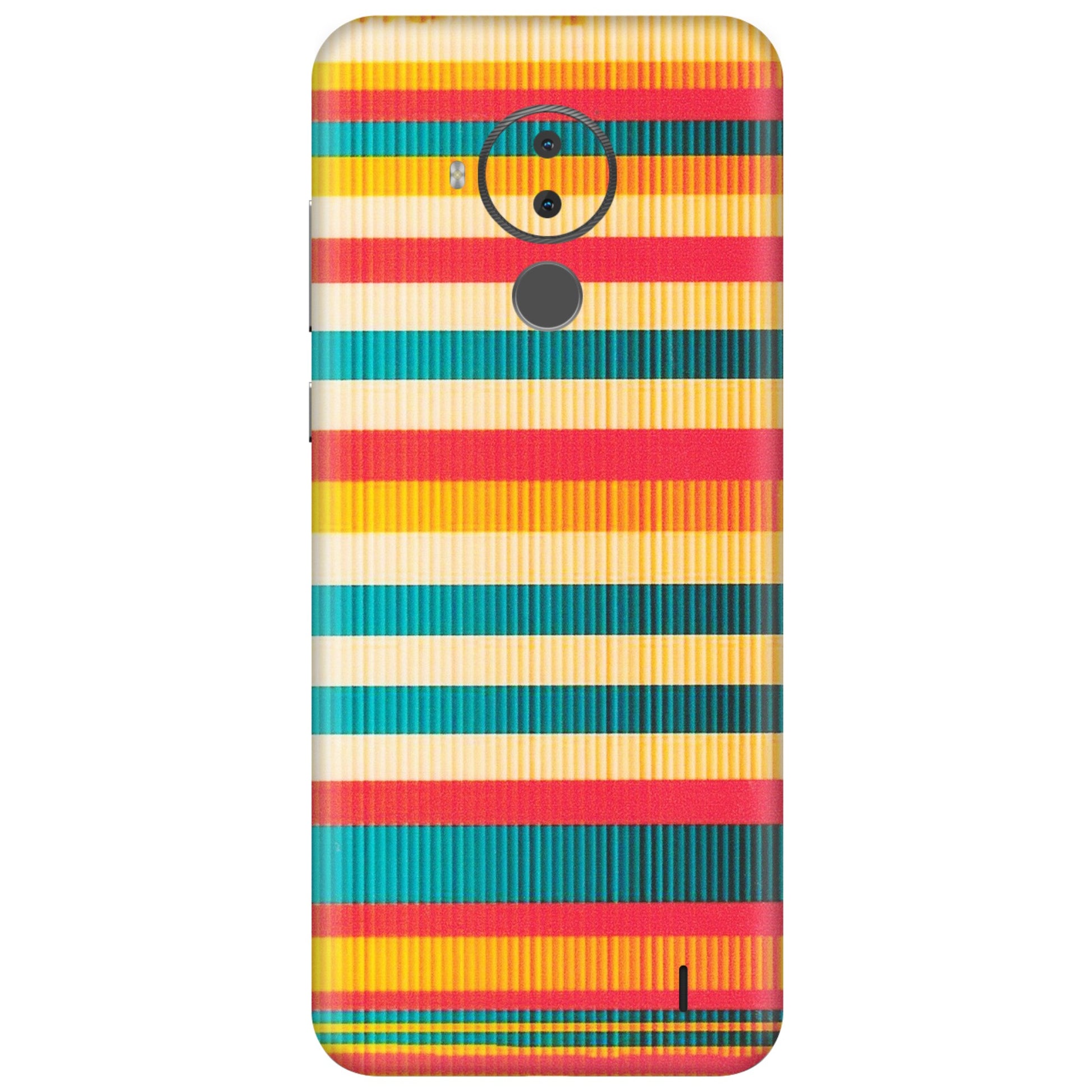 HMD NOKIA Phone Skins (All Models) - Colourful Stripes Soothing Effect - Matte Finish (M-86) HMD Nokia C30