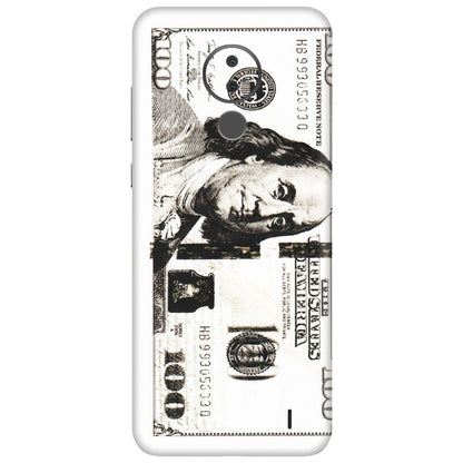 HMD NOKIA Phone Skins (All Models) - 100 Dollar Currency - Transparent Finish (T-01) HMD Nokia C30
