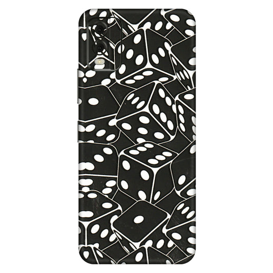 HMD NOKIA Phone Skins (All Models) - Big Black Dices - 3D Embossed Finish (L-106) HMD Nokia C32