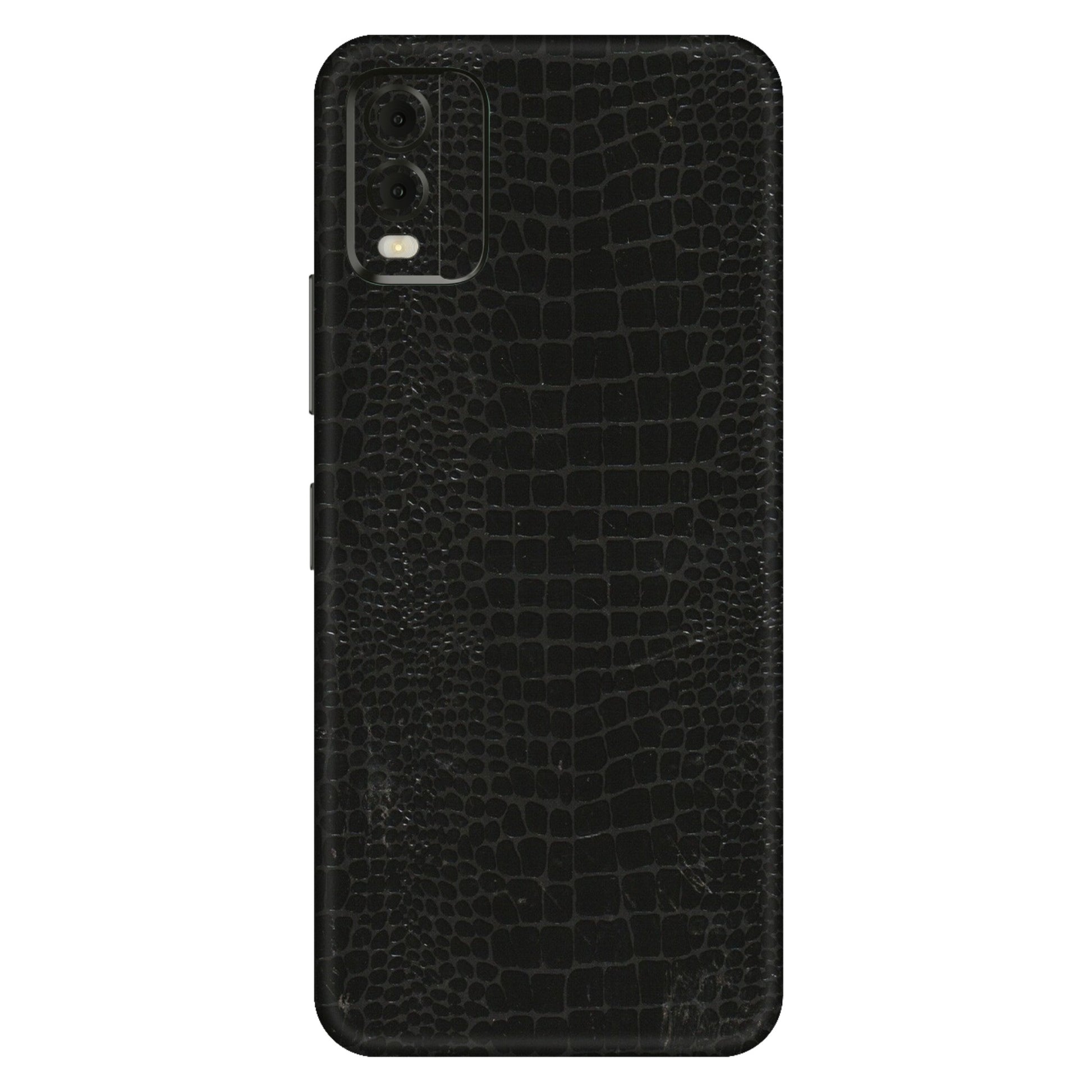 HMD NOKIA Phone Skins (All Models) - Snake Leather Black - 3D Embossed Finish (L-107) HMD Nokia C32