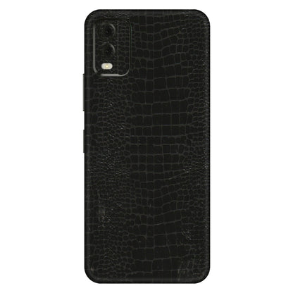 HMD NOKIA Phone Skins (All Models) - Snake Leather Black - 3D Embossed Finish (L-107) HMD Nokia C32