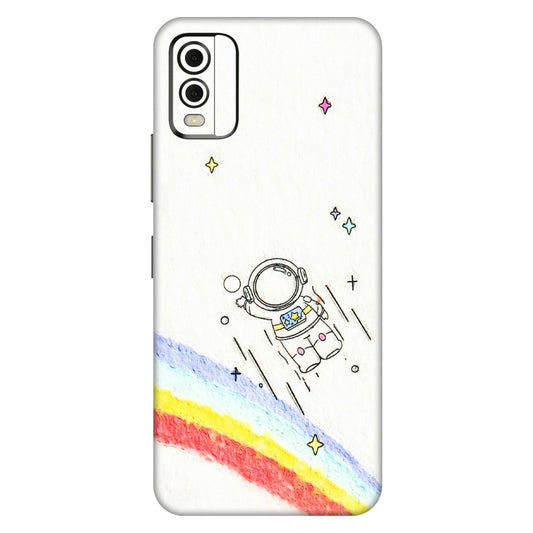 HMD NOKIA Phone Skins (All Models) - Milkyway Astronaut - 3D Embossed Finish (L-110) HMD Nokia C32