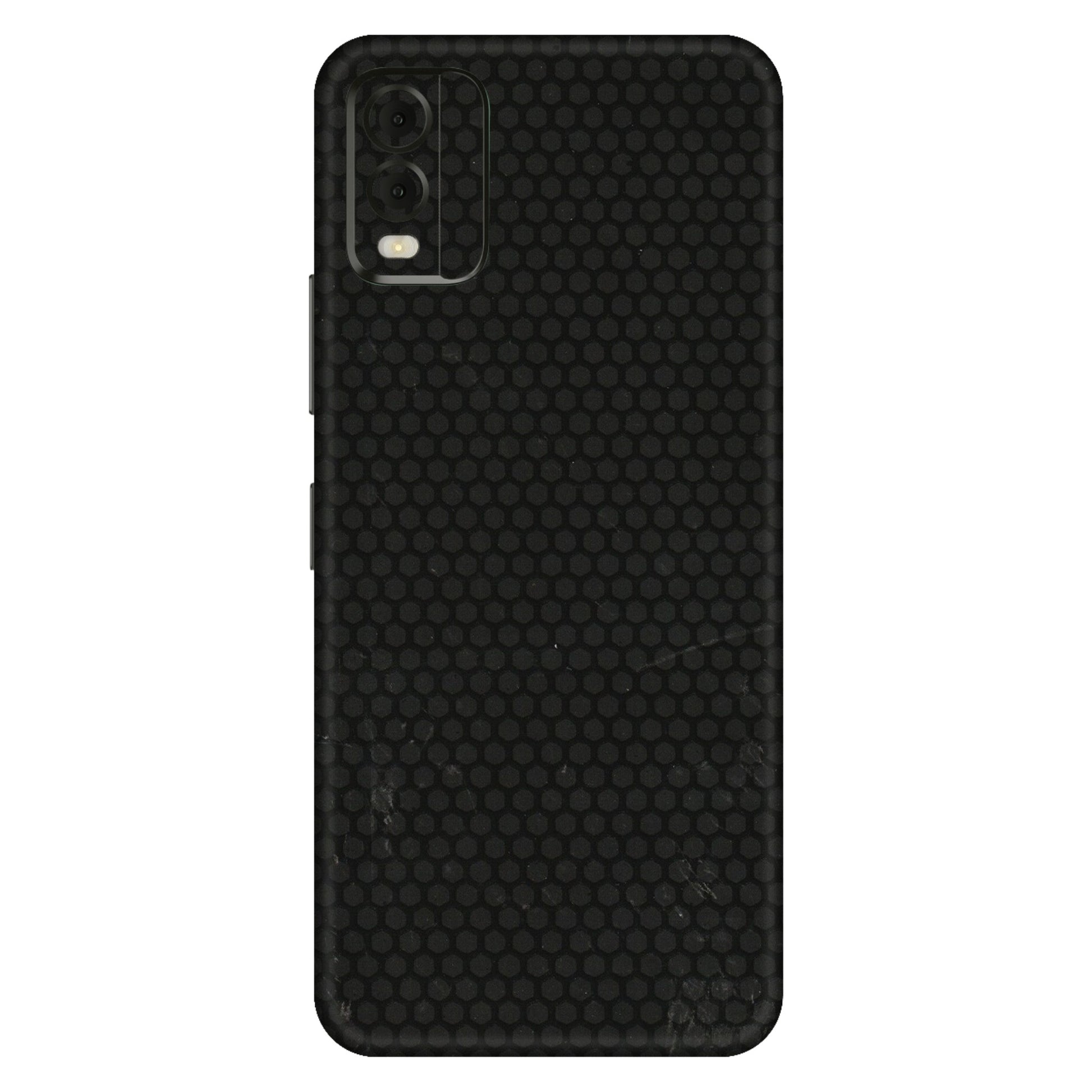 HMD NOKIA Phone Skins (All Models) - Black honeycomb - 3D Embossed Finish (L-114) HMD Nokia C32