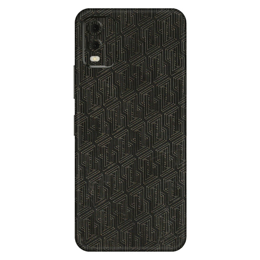 HMD NOKIA Phone Skins (All Models) - Black Abstract Pattern - 3D Embossed Finish (L-117) HMD Nokia C32