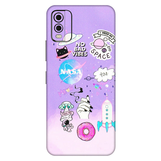 HMD NOKIA Phone Skins (All Models) - I Need My Nasa Skin - 3D Embossed Finish (L-149) HMD Nokia C32