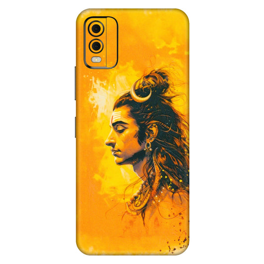 HMD NOKIA Phone Skins (All Models) - Shiv Shakti - 3D Embossed Finish (L-14) HMD Nokia C32