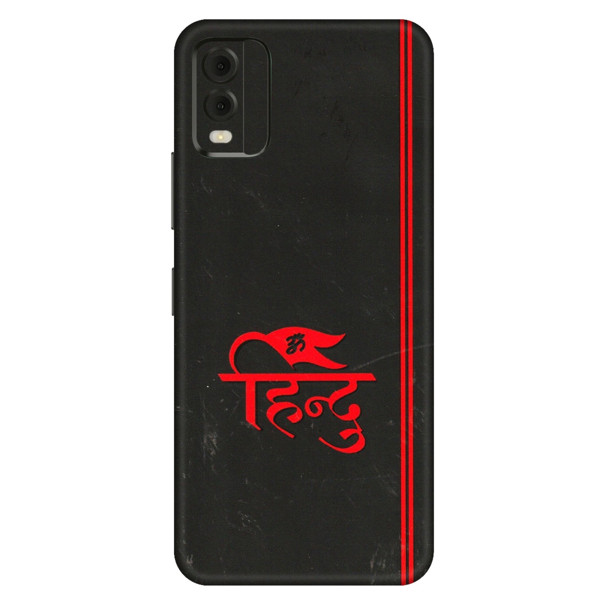 HMD NOKIA Phone Skins (All Models) - Hindu Black - 3D Embossed Finish (L-153) HMD Nokia C32