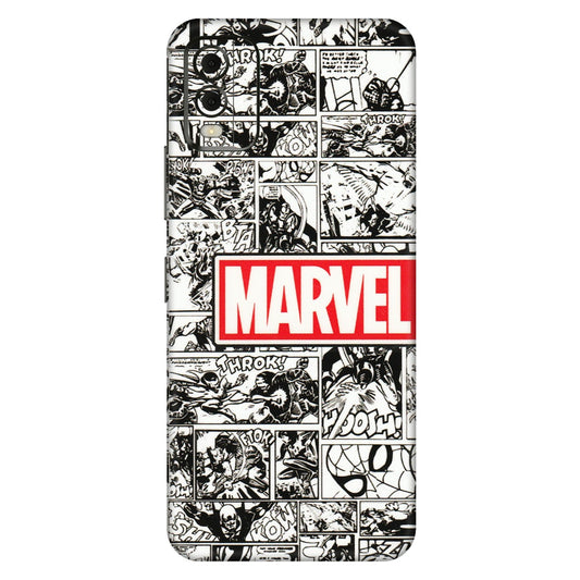 HMD NOKIA Phone Skins (All Models) - Marvel Comic - 3D Embossed Finish (L-171) HMD Nokia C32