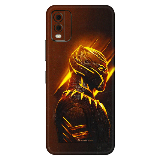 HMD NOKIA Phone Skins (All Models) - Gold Black Panther - 3D Embossed Finish (L-181) HMD Nokia C32
